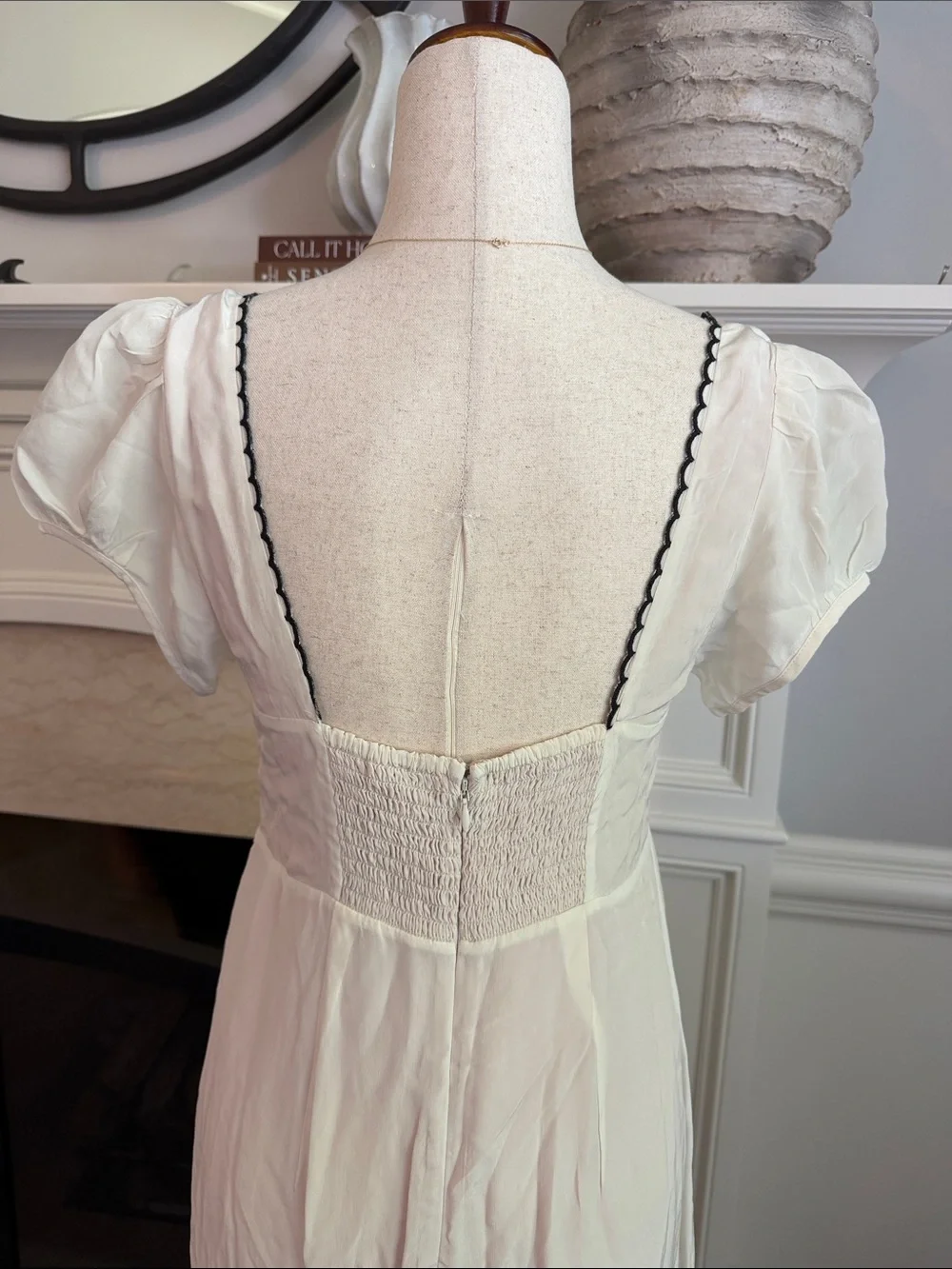 J. Crew Embroidered Empire Waist Modi Slip Dress NEW NWT